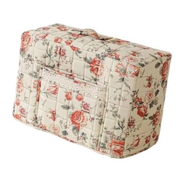 Imagem de Esquirla Capa protetora para máquina de costura, prática e à prova de poeira, com bolso para mesa, prateleira, ou estúdio, Style D