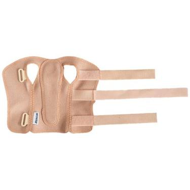Imagem de Órtese Curta com Tala para Punho Mercur - Bilateral - Bege - M