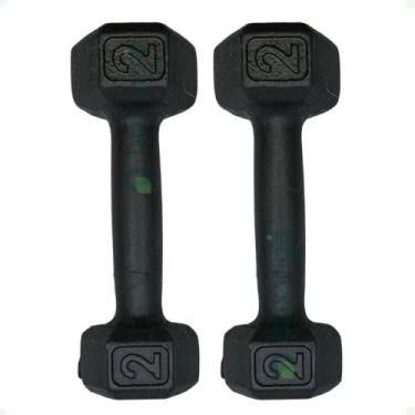 Imagem de Par de Halteres Sextavado - 2 Kg - BOX INGÁ