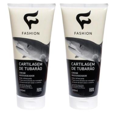 Imagem de Cartilagem de Tubarão Creme Massageador 200g Fashion  Kit 2 Bisnagas