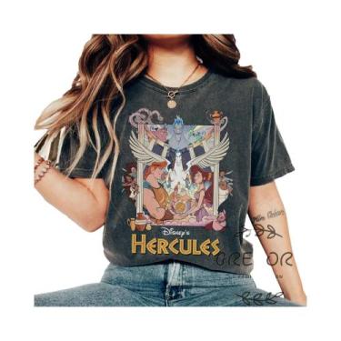Imagem de Camiseta Retrô Dos Anos 90 Da Disney Hercules Magic Kingdom Disneyworl