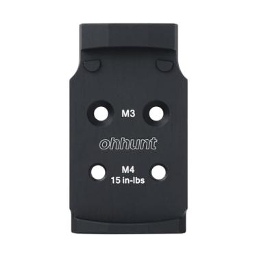 Imagem de ohhunt Placa adaptadora óptica compatível com Walther PDP 2.0, compatível com Holosun 407K/507K/EPS Carry/EPS/Osight K S SE/RomeoZero