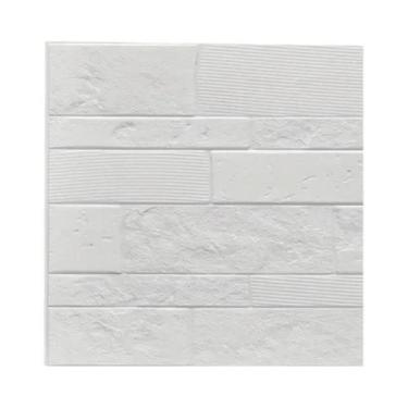 Imagem de Adesivo De Parede 3D Impermeável Autoadesivo 35x35cm Cor Sólida Padrão