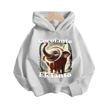 Imagem de Moletom Infantil Com Estampa De Desenho Animado, Manga Longa, Casual, 