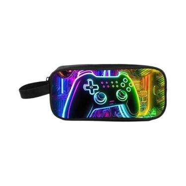 Imagem de Estojo De Lápis Em Camadas Duplas Em Estilo Cartoon 3D Para Meninos E 