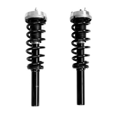 Imagem de Conjunto de amortecedores dianteiros completos com mola helicoidal compatível com BMW X5 2007-2013 X6 2008-2014 kit de amortecedores 11425 11426, esquerda e direita, 2 peças