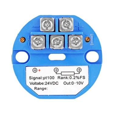 Imagem de Módulo transmissor de temperatura PT100 4-20mA Sensor isolado 0-10V - 