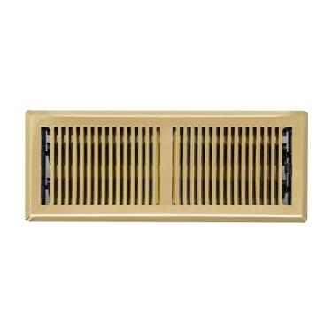 Imagem de Serve para abertura de duto 4x12 e 12x4 | Registro de piso com design contemporâneo com venezianas da Handua | Design resistente com amortecedor | Grade de ventilação de chão | Alavanca de