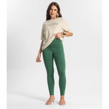 Imagem de Legging Feminina Em Bengaline Endless Verde, G, Verde