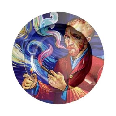 Imagem de Cinzeiro Tinplate criativo, Wake, Bandeja grama, Bar, Home Trend - NON