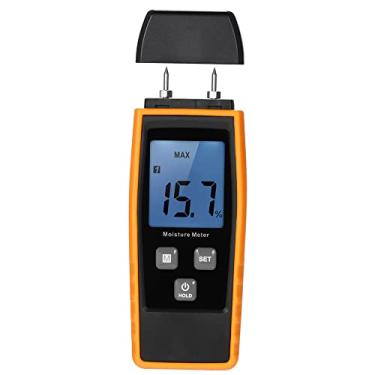 Imagem de Amgei Mini medidor de umidade portátil LCD digital medidor de umidade de madeira detector de umidade testador de umidade para madeira madeira drywall plantas Sheetrock tijolo argamassa concreto com