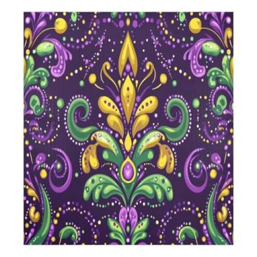 Imagem de Blueangle Capa magnética de lava-louças padrão Mardi Gras, decoração da capa frontal da máquina de lavar louça, adesivos de eletrodomésticos, adesivos de eletrodomésticos, adesivo magnético decorativo