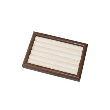 Imagem de Suporte de exibição de joias, anel de madeira, vintage, organizador de brincos, pulseira, suporte de exibição de grampo de cabelo, organizador de joias (pequeno)