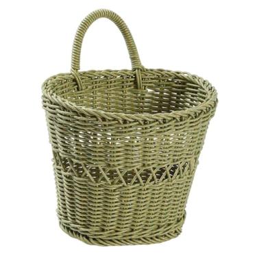 Imagem de Llazsybz Cesto Suspenso de Parede para Frutas E Verduras, Organizador de Armazenamento para Jardim, Quarto de Bebê, Cozinha E Quarto, Verde, Tamanho real