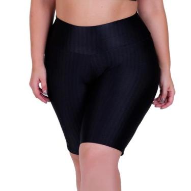Imagem de Bermuda para Academia Plus Size Fitness Cintura Alta - c12 BERMUDA SOF