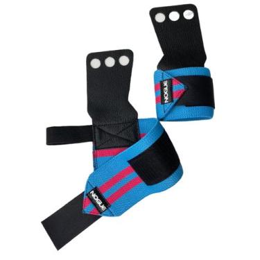 Imagem de Luva  Hand Grip Com Munhequeira - NOGUE, Azul, G