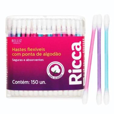 Imagem de Hastes Flexiveis Com Ponta de Algodão com 150u - Ricca