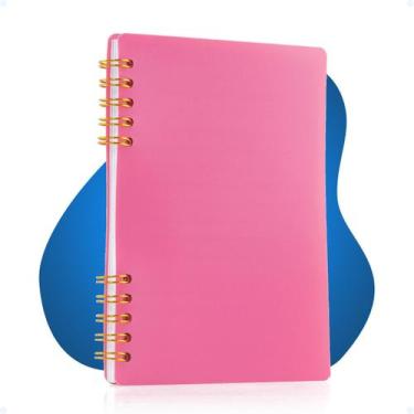 Imagem de Caderno Capa Mole Anotações Faculdade Escolar A6 80 Folhas - Hxt, Rosa