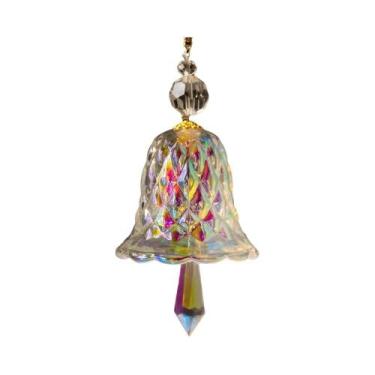 Imagem de Sino De Vento De Cristal Arco-Íris Para Janela, Apanhador De Sol, Deco