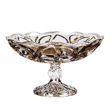 Imagem de HSYHKDSY Tigela de vidro para cozinha doméstica, servindo frutas, decoração pratos, artigos de vidro para salada, bebida, ponche, sorvete, sobremesa, alimentos