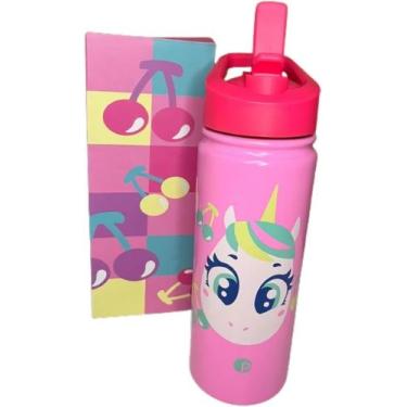 Imagem de Garrafa termica unicornio cherry puket