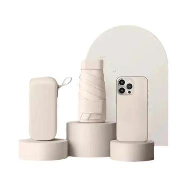 Imagem de Guarda-Chuva Mini Portátil De Duplo Uso, Proteção Contra Chuva E Sol P
