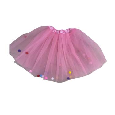 Imagem de Saia Tutu Pompom 40cm 1 Unidade Sortido Festive
