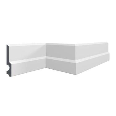 Imagem de Kit 18M Linear Rodapé Perfil de Poliestireno CF14 - HomEstar