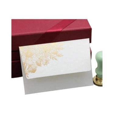 Imagem de Envelope De Papel Perolado Grosso 10un. - Envelope Para Convites E Car