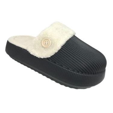 Imagem de Chinelo Nuvem Pantufa Pelo Anatomico Macio Inverno BGX81x - Yvate, Pre