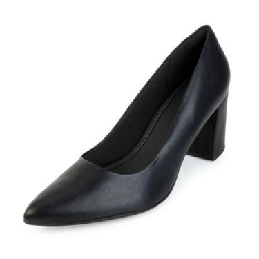 Imagem de Sapato Scarpin Feminino Salto Médio Conforto Piccadilly - Piccadily, P