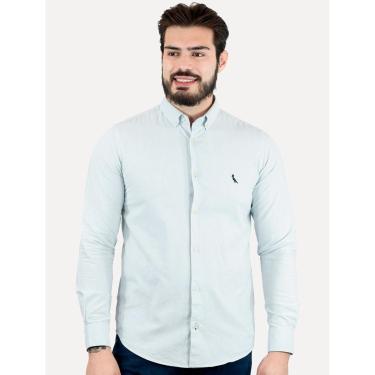 Imagem de Camisa Reserva Masculina Oxford Sport Color Azul Claro-Masculino