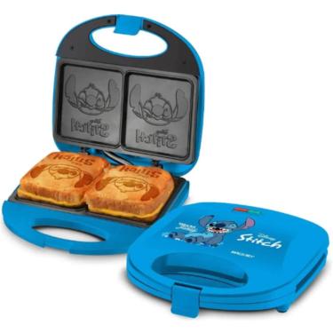 Imagem de Sanduicheira Eletrica 750W Mallory Antiaderente Kids Blue 220V