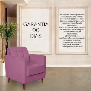 Imagem de Poltrona Angelina Confortavel Luxo Suede Rose - Sonho das Poltronas