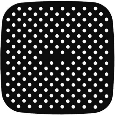 Imagem de Tapete Quadrado de Silicone Protetor para Air Fryer 21cm