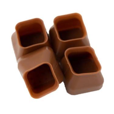 Imagem de Kit 16 Protetores De Silicone Para Pé De Moveis 20Mm A 28Mm