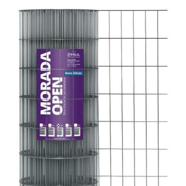 Imagem de Tela Alambrado Soldada Morada Open (Fio 2,30mm / Malha 6,5x15cm) - Rol