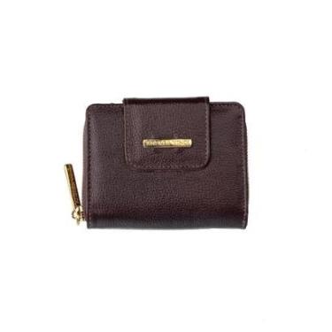 Imagem de Carteira feminina de couro liso 002-Feminino