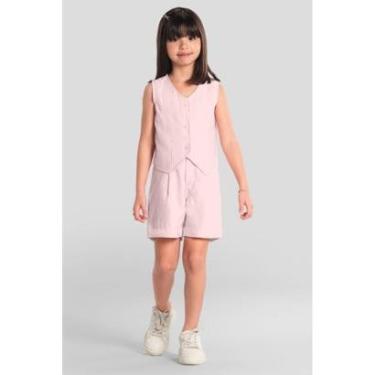 Imagem de Conjunto infantil menina com colete Mundi-Feminino