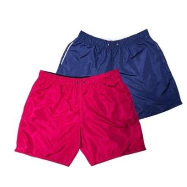 Imagem de Kit 2 Bermudas Masculinas Plus Size em Tactel com Corte Solto e Praticidade-Feminino