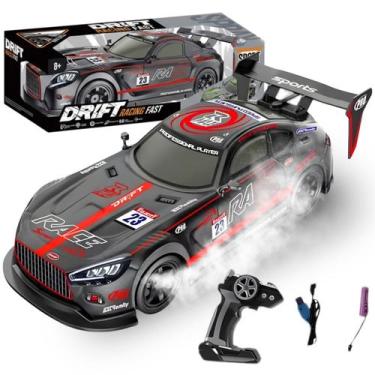 Imagem de Carro Drift Racing Recarregável Controle Remoto Solta Fumaça - EURÓPIO