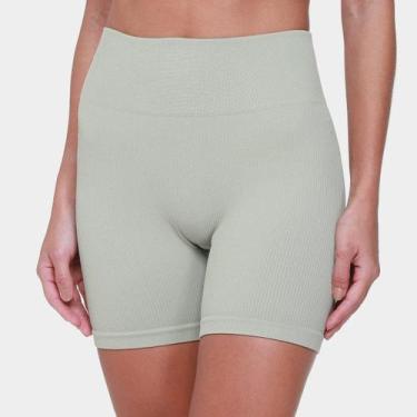 Imagem de Bermuda Hering Ciclista Feminina, Verde claro, M