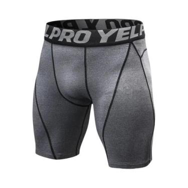Imagem de Shorts Esportivos Masculinos De Compressão Respiráveis De Secagem Rápi