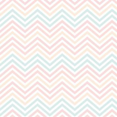 Imagem de Papel De Parede Chevron Azul Rosa Laranja E Branco Adesivo