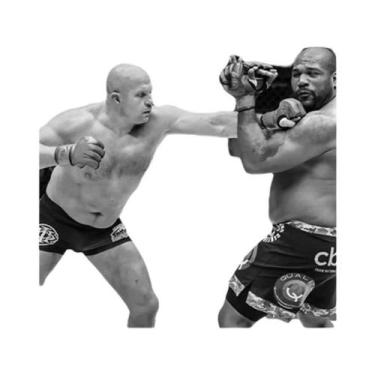 Imagem de Pôster Em Tela Lendas Do Boxe Preto E Branco - Arte Inspiradora Para A