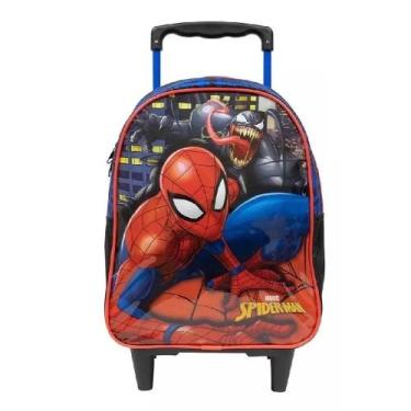 Imagem de Mochila Carrinho Homem Aranha Spider Man Original Xeryus