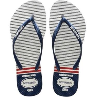 Imagem de Chinelo Feminino Havaianas Slim Nautical Branco-Feminino