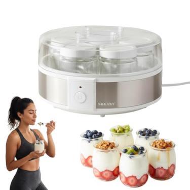 Imagem de Máquina de Iogurte Natural Automática para Uso Doméstico - Iogurte Natural e Fruta (220, Volts)