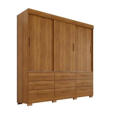 Imagem de Guarda-Roupa Casal Montreal 3 Portas  9 gavetas