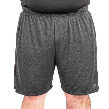 Imagem de Calção Masculino Poker com Bolso Texas Big Size Cinza Escuro, Cinza es